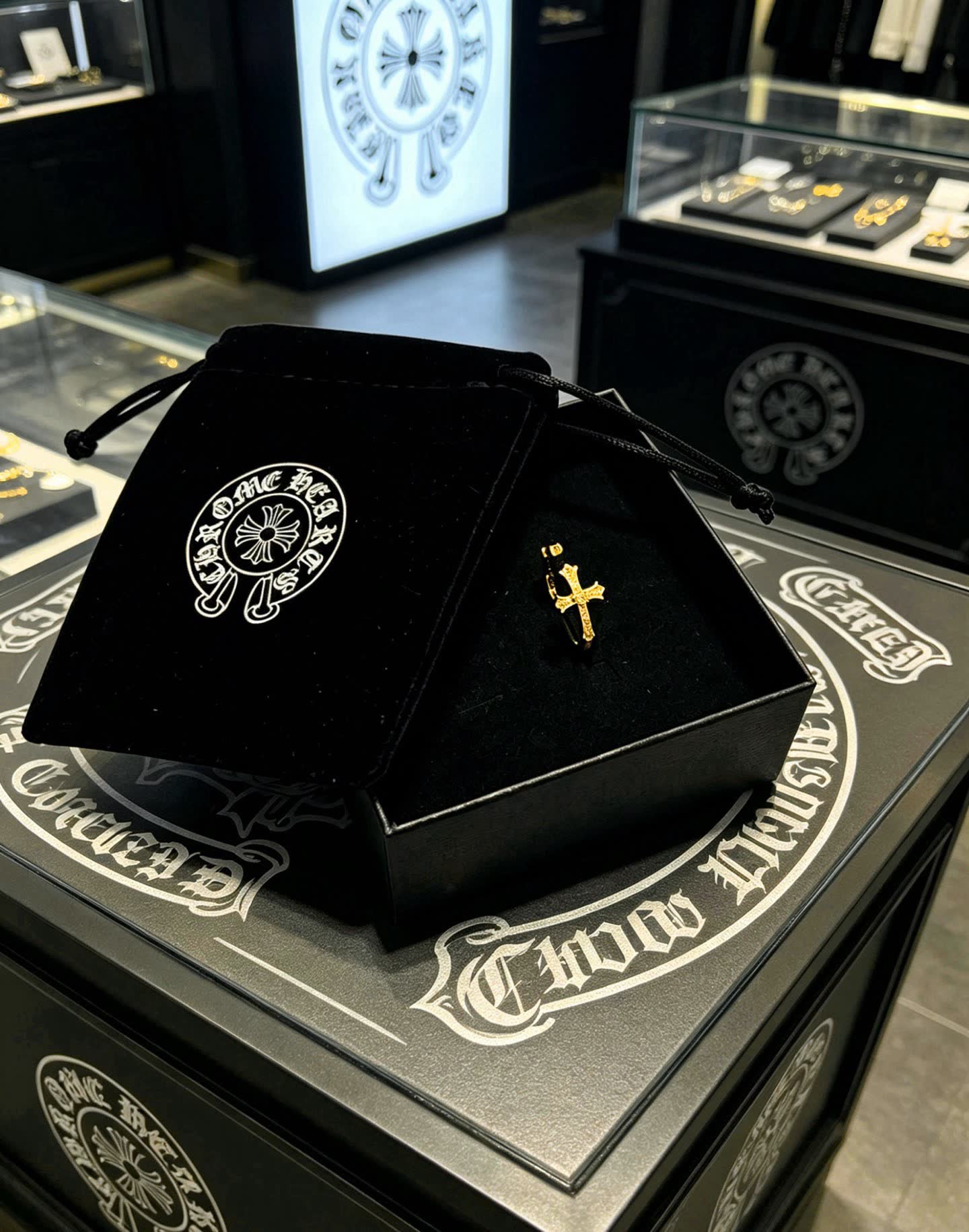 Chrome Hearts One Heako Cross Ring